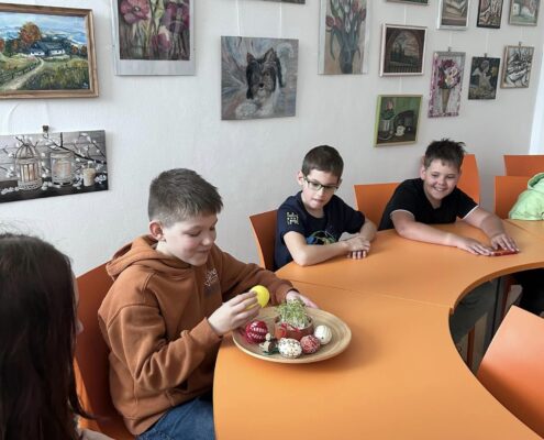 Velikonoční tvoření v knihovně