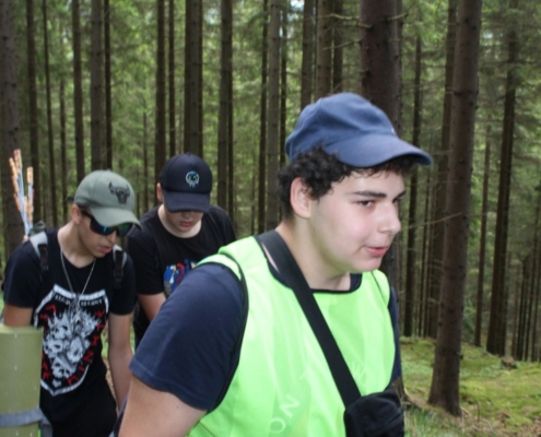 Druhý den školy v přírodě na Bílé