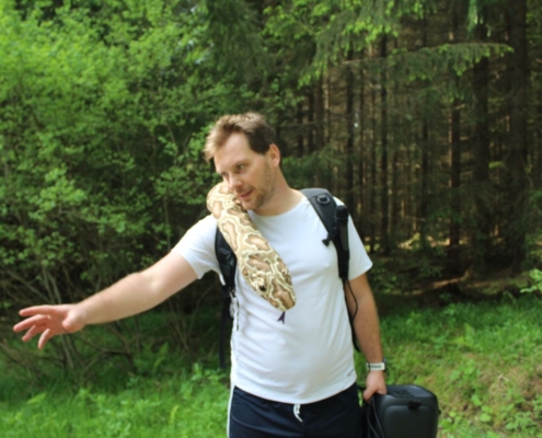 Druhý den školy v přírodě na Bílé