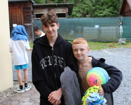 Druhý den školy v přírodě na Bílé