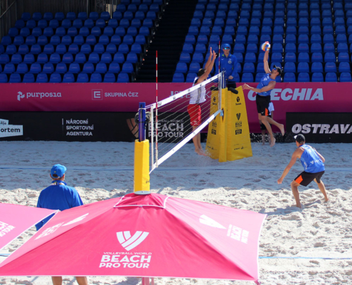 Ostravský beachvolejbalový turnaj v plážovém volejbale
