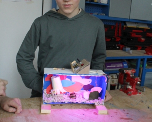 výroba akvária