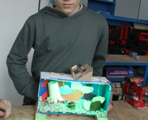 výroba akvária