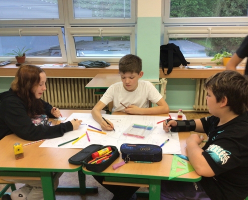 v hodině občanské výchovy jsme dělali malou přípravu na to, jak se město mění