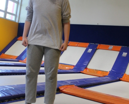 skákání na trampolínách v ENHAčku