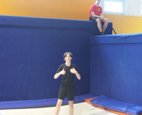 skákání na trampolínách v ENHAčku