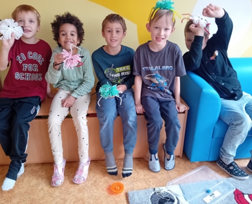 Halloowenské odpoledne v družině plné her