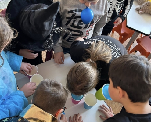 helloweenské odpoledne jsme si se staršími dětmi ve školní družině moc užili