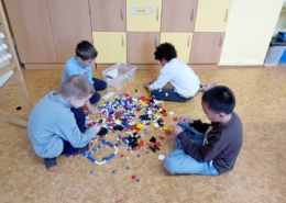 v družině si nejraději hrají se stavebnicemi