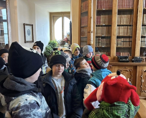 výlet na krásně vyzdobeném zámku Raduň