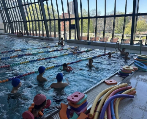 vodní pólo v plavání