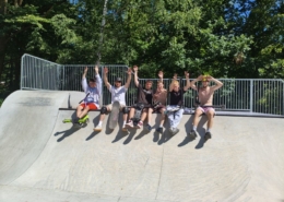 Osmáci v akci ve skateparku